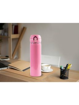 Yellow Bee - Stainless Steel Thermos Flask, Pink - 500Ml