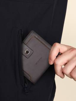 Sassora - Women Premium Leather Snap Closure RFID Bifold Card Holder (M)