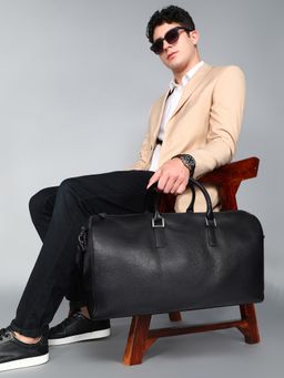 Sassora - Premium Leather Men's Duffle Bag (M)