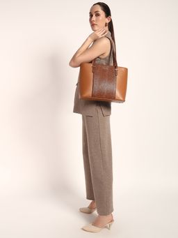 THE GUSTO - Iconic Tan Tote Bag (M)