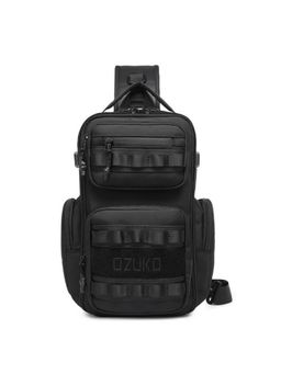 Ozuko - Unisex FLEXGUARD Range Black One Size Sling Bag