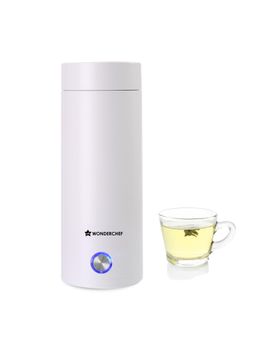 Wonderchef - White Crescent Travel Kettle, 400Ml