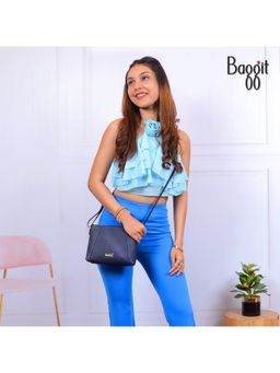 Enoki - Women Sling Bag Navy Blue