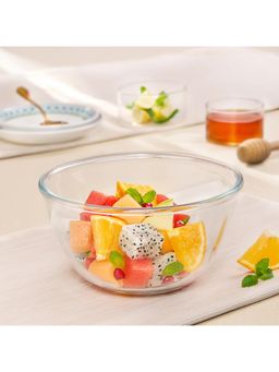 Borosil - 500ml Borosilicate Glass Mixing Bowl, Microwave Safe, Made in India