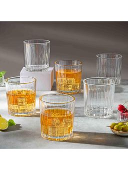 Borosil - 300ml Charm Whiskey Glasses (Pack of 2)