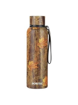 Borosil - Trek Maple 700ml Steel Bottle, Double Wall, 24H Hot & Cold