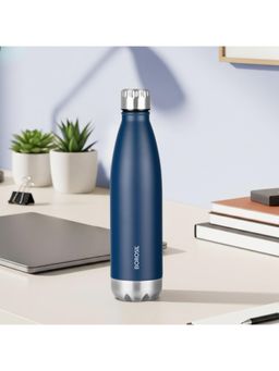 Borosil - Hydra Bolt Blue 1000ml Steel Bottle with Double Wall, 24-Hour Hot and Cold