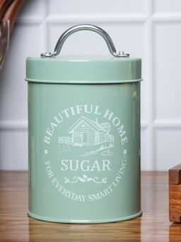 Voncasa - Sugar Jar with Lid (Green, 850ml)