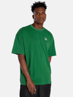 Puma - Classics Oversized Mens Green T-shirt