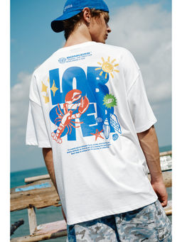 Bonkers Corner - Lobster Club Oversized T-shirt For Men