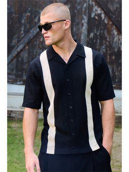 Bonkers Corner - Solace Knit Relaxed Fit Shirt For Men