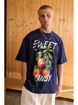 Bonkers Corner - Sweet Tangy Oversized T-shirt For Men