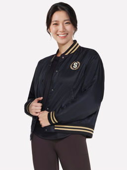 SKECHERS - Retro Bomber Women Black Jacket