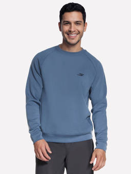 SKECHERS - Men Blue Skechcloud Elevate Crew Neck T-Shirt