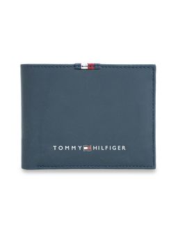 Tommy Hilfiger - Mens Leather Wallet Fraser - Navy Blue