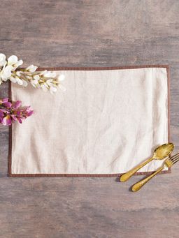 Pure Home + Living - Elite Placemat, Natural Brown, 33X48 Cm
