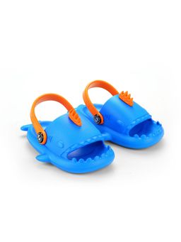 HOPPA - Navy Blue Round Toe Clogs