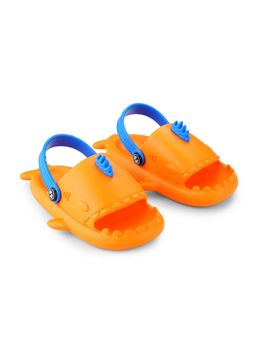 HOPPA - Orange Round Toe Clogs