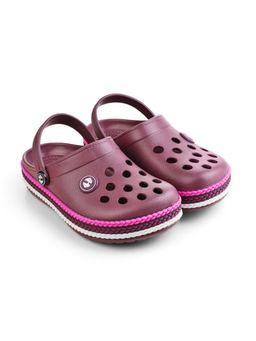 HOPPA - Wine Round Toe Clogs