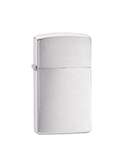 Zippo - Slim Brushed Chrome Windproof Pocket Lighter