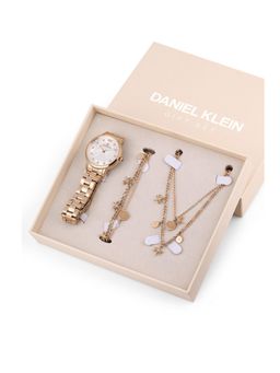 Daniel Klein - Gift Set Ladies Silver Watch DK.1.13285-5