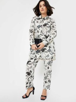 max - Women Off White Floral Printed Co-Ord Set