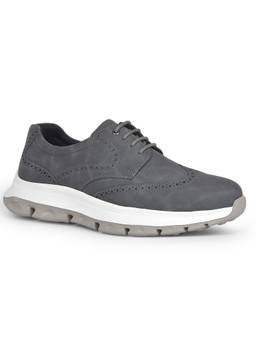 Bata - Men Grey Casual Lace-Ups Derbies