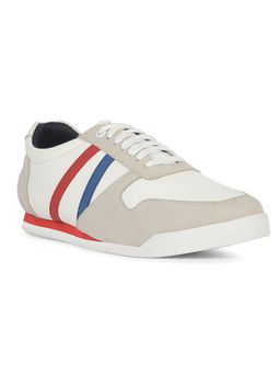 Bata - Men White Casual Lace-Ups Sneakers