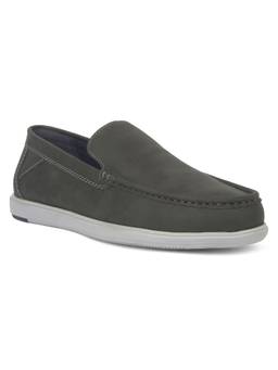 Bata - Men Grey Casual Slip On Loafers