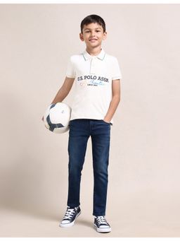 U.S. POLO ASSN. - Boys Slim Fit Blue Jeans