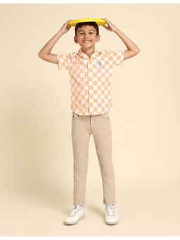 U.S. POLO ASSN. - Boys Checkboard Cotton Shirt