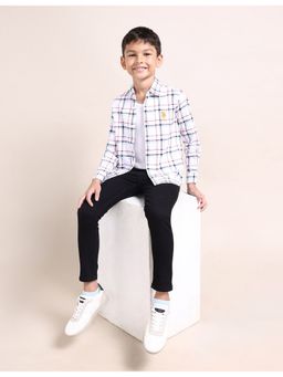 U.S. POLO ASSN. - Boys Tartan Check Cotton Shirt