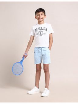 U.S. POLO ASSN. - Boys Solid Twill Shorts