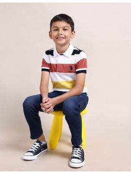 U.S. POLO ASSN. - Boys Rugby Stripe Polo T-Shirt