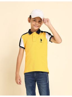 U.S. POLO ASSN. - Boys Colour Block Polo T-Shirt