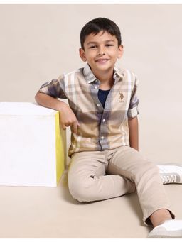 U.S. POLO ASSN. - Boys Plaid Check Shirt
