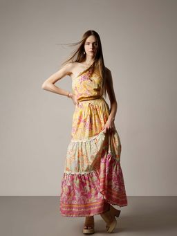 VERO MODA - Multi-Colour Printed Flared Skirt