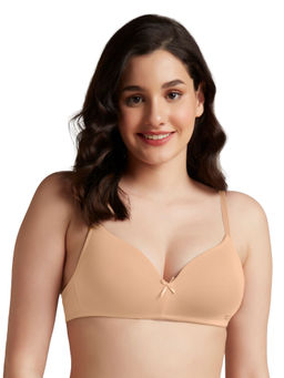 Amante - Nude Padded Non-Wired Smooth Style T-Shirt Bra