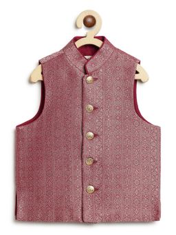 TIBER TABER - Boys Maroon Bundi Jacket