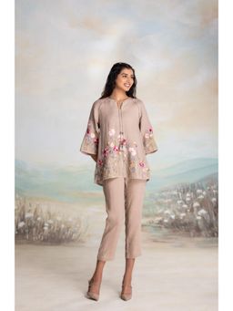 Kaveri - Beige Meet Me In The Meadow Co-Ord Set