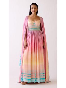 Basanti Kapde aur Koffee - The Sand Dune Anarkali Kurta With Pant And Dupatta