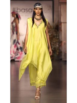 Basanti Kapde aur Koffee - The Mystical Savanna Kaftan With Pant