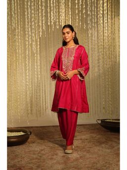 Sheetal Batra - Meher - Hot Pink Short Choga With Salwar