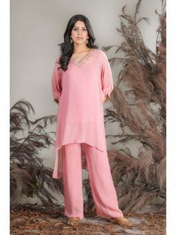 RIRASA - Rasika Pink Kurta With Pant And Camisole