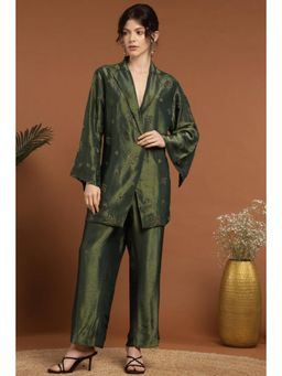 RIRASA - Adbhutam Green Pant And Jacket