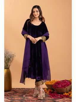 RIRASA - Murara Purple Kurta With Pant And Dupatta