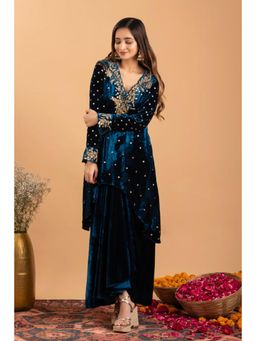 RIRASA - Ratnavali Blue Kurta And Pant