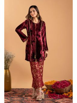 RIRASA - Anaghaya Maroon Kurta And Pant