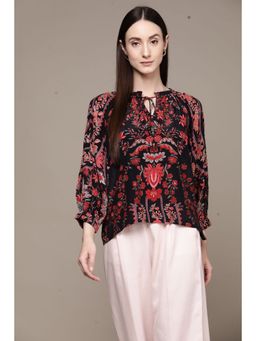 Label Ritu Kumar - Multi-Color Floral Printed Top