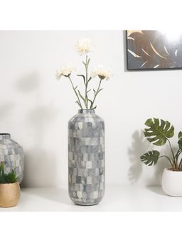 HomeTown - Sovereign Iron Hazy Vase 16 x 40Cm In Multi-Color